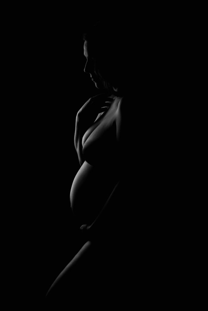 black and white silhouette  