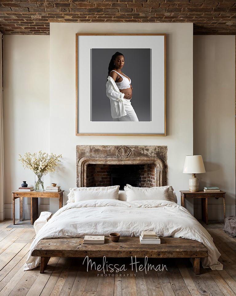 maternity artwork from Melissa Helman photography