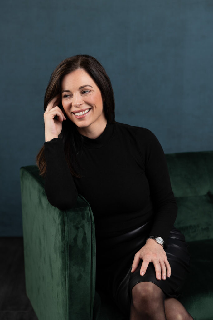 Confident professional headshot taken by Pittsburgh branding photographer